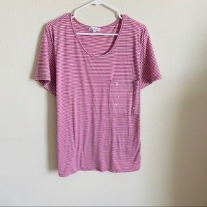 💞Like New💞 Btween US faux pearl pocket blouse